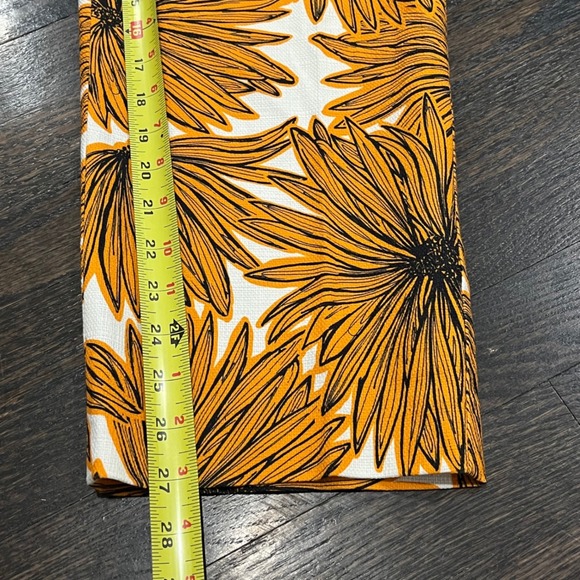 Mantu Trousers Orange Ochre Straight Leg Italy 46 Tropical Resort - Picture 8 of 8